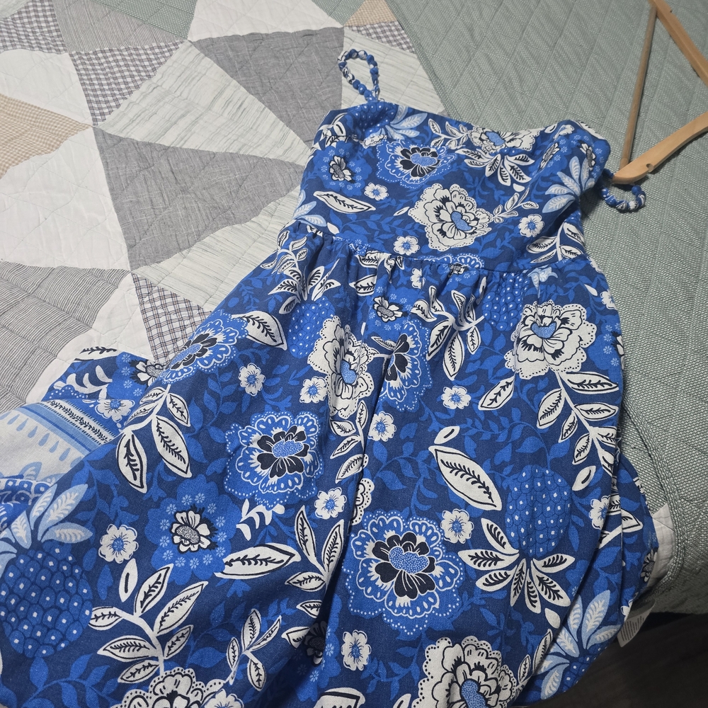 Rachel Zoe Floral Maxi Dress in Blue and White - Picture 9 of 12